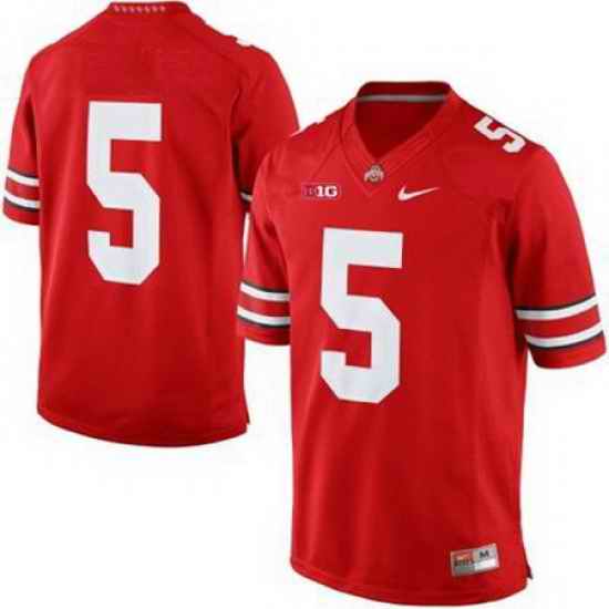 Braxton Miller Ohio State Buckeyes College Football Mens OSU  5 Red Nike Jersey Jersey